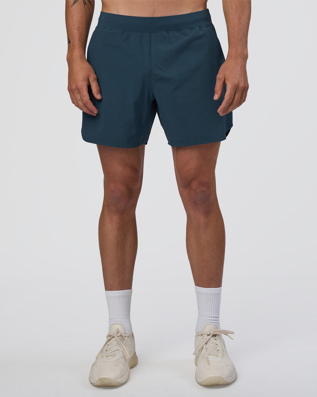Man wearing Lift 6" Short - Night Sea | Model:Konnor | Size:M