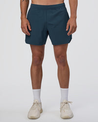 Man wearing Lift 6" Short - Night Sea | Model:Konnor | Size:M