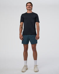 Man wearing Lift 6" Short - Night Sea | Model:Konnor | Size:M
