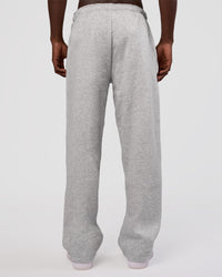Man wearing MVP Straight Leg Pant - Light Grey Marl | Model:Okello | Size:M