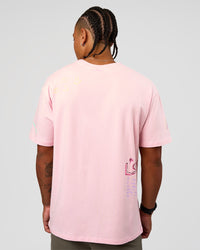 Man wearing Mother's Day FLXCotton Oversize Tee - Marshmallow | Model:Malebo | Size:M