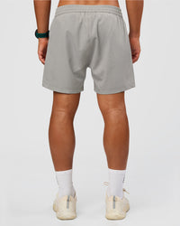 Man wearing Rep 5" Performance Short - Alloy | Model:George | Size:M