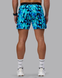 Man wearing UltraAir 5" Lined Performance Short - Luminous | Model:Jaiden | Size:M
