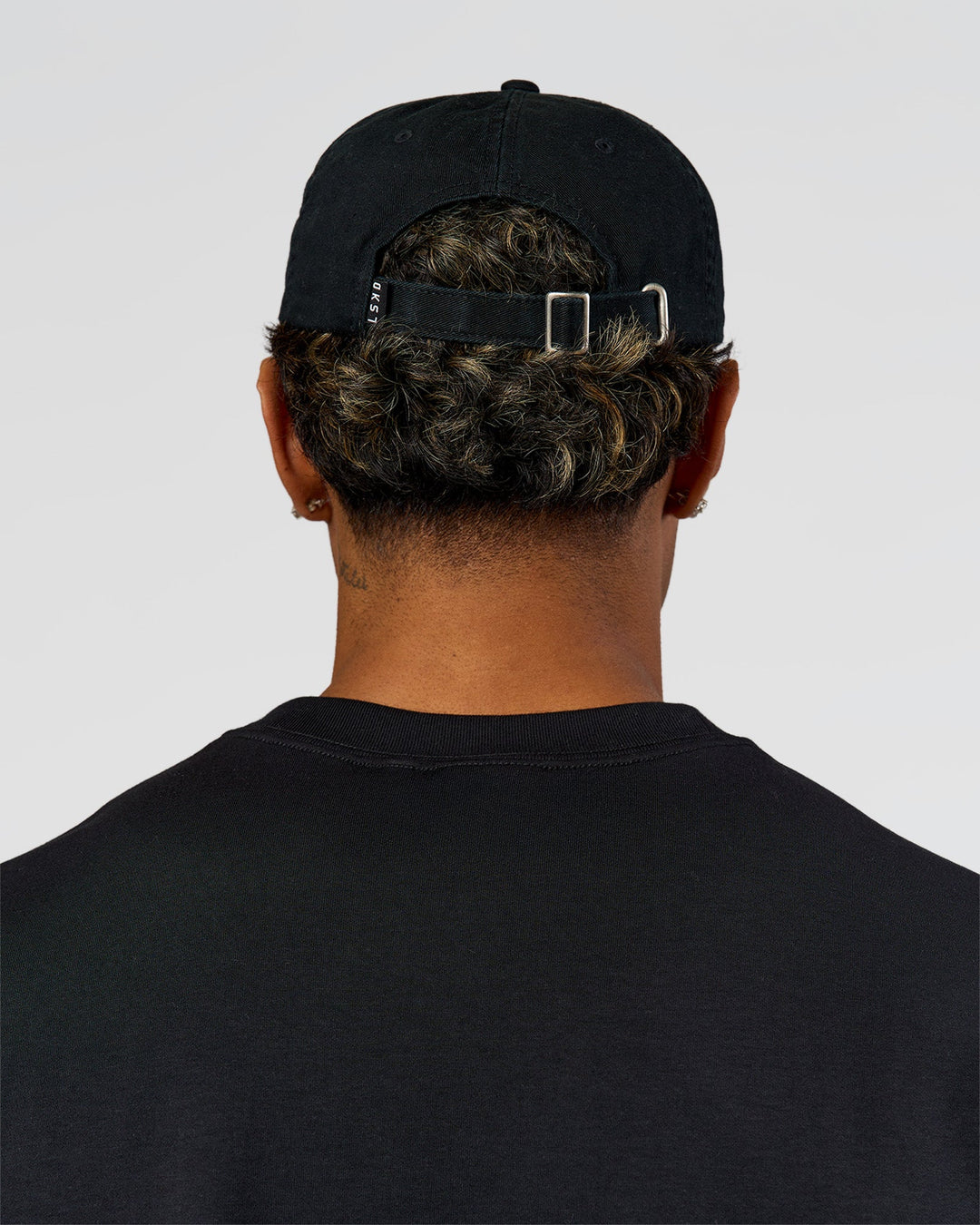 Man wearing All Day Cap in Black - view 7