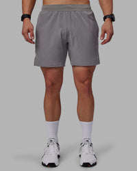 Man wearing Challenger 6" Performance Shorts - Storm Front