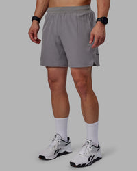 Man wearing Challenger 6" Performance Shorts - Storm Front