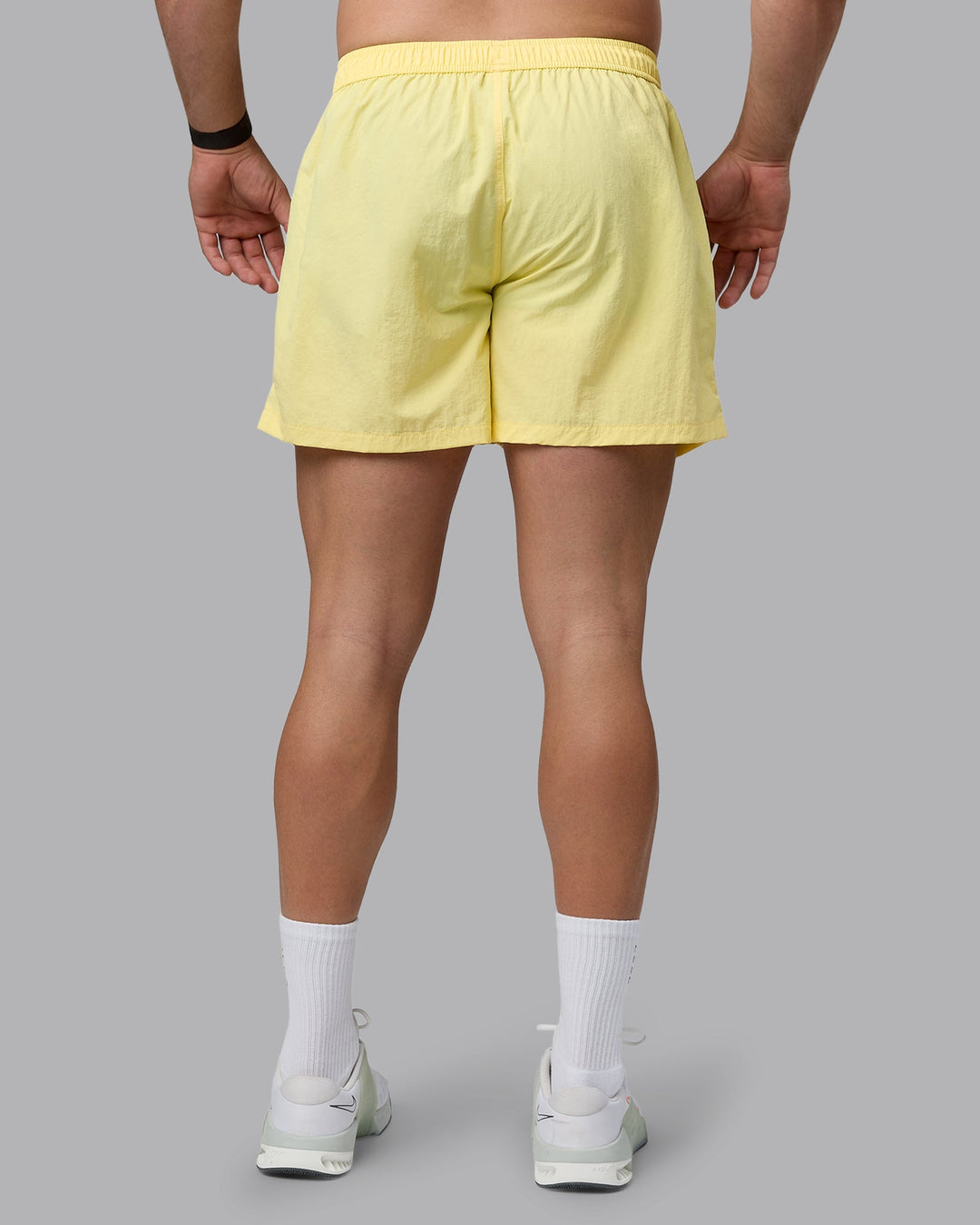 Man wearing Classic 5&quot; Shorts - Lemon