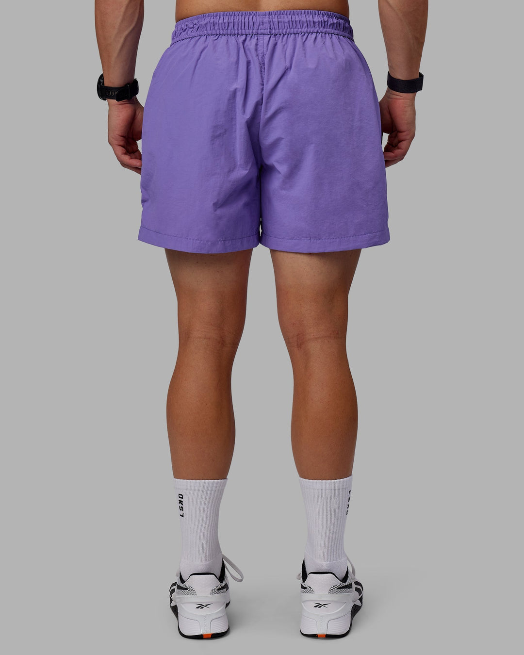 Man wearing Classic 5&quot; Shorts - Dahlia Purple