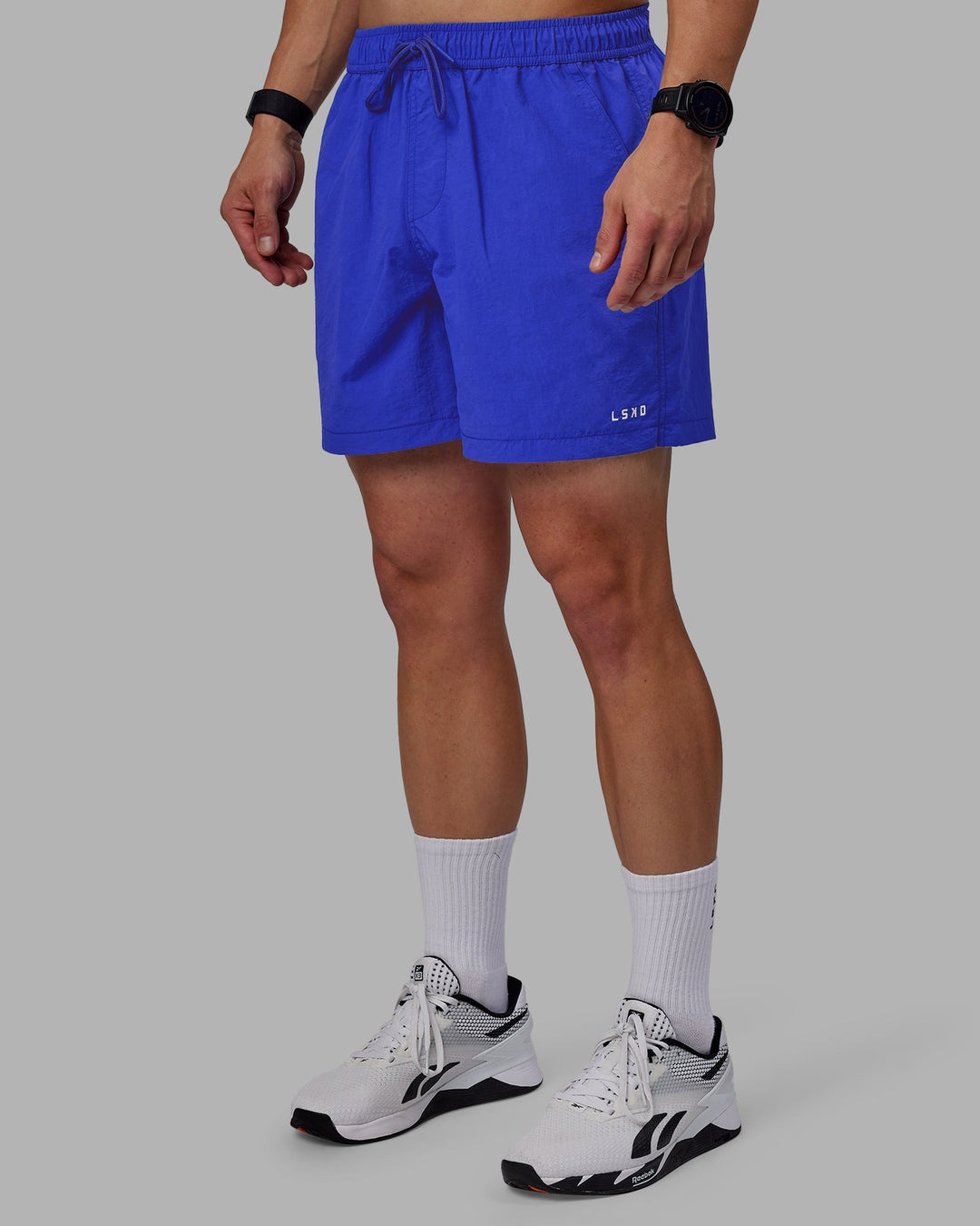 Man wearing Classic 5&quot; Shorts - Power Cobalt