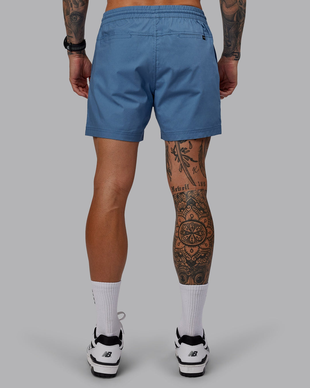 Man wearing Daily 5&quot; Shorts - Elemental Blue