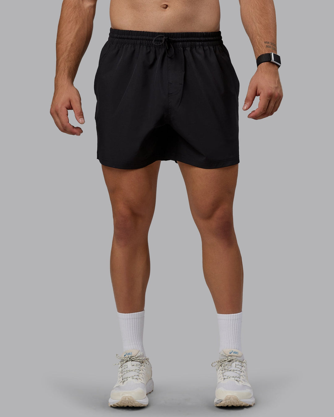 Man wearing Daily 5&quot; Swim Shorts - Black