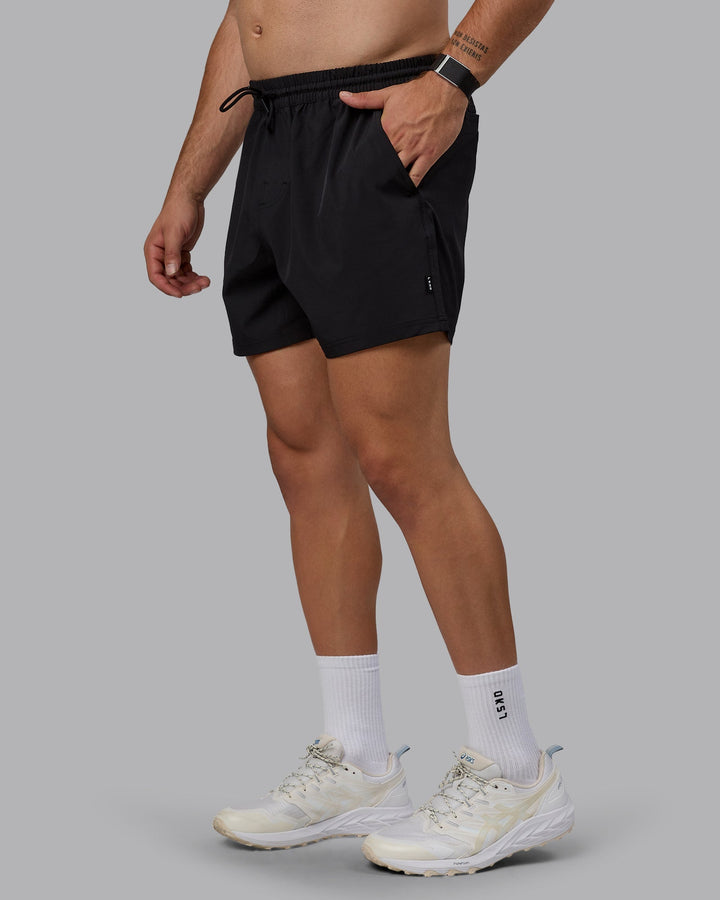 Man wearing Daily 5&quot; Swim Shorts - Black
