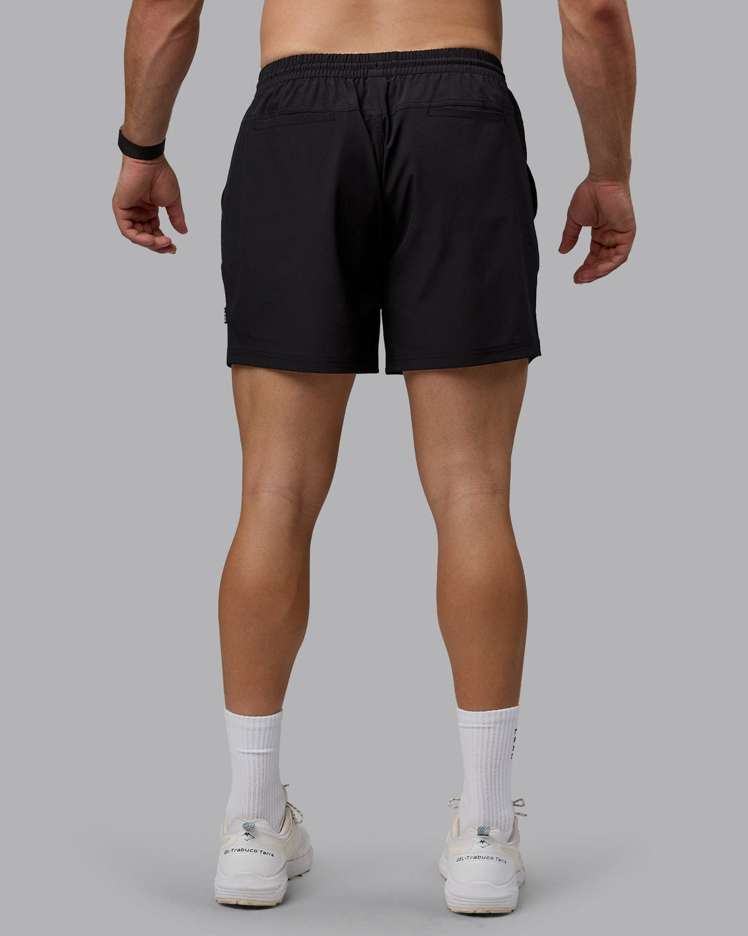 Man wearing Daily 5&quot; Swim Shorts - Black