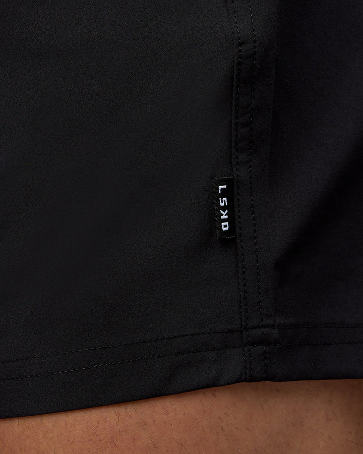 Man wearing Daily 5&quot; Swim Shorts - Black
