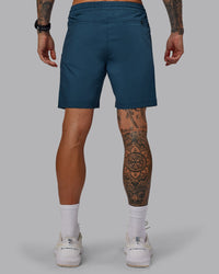Man wearing Daily 7" Shorts - Indigo