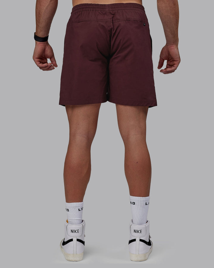 Man wearing Daily Shorts - Dark Cherry
