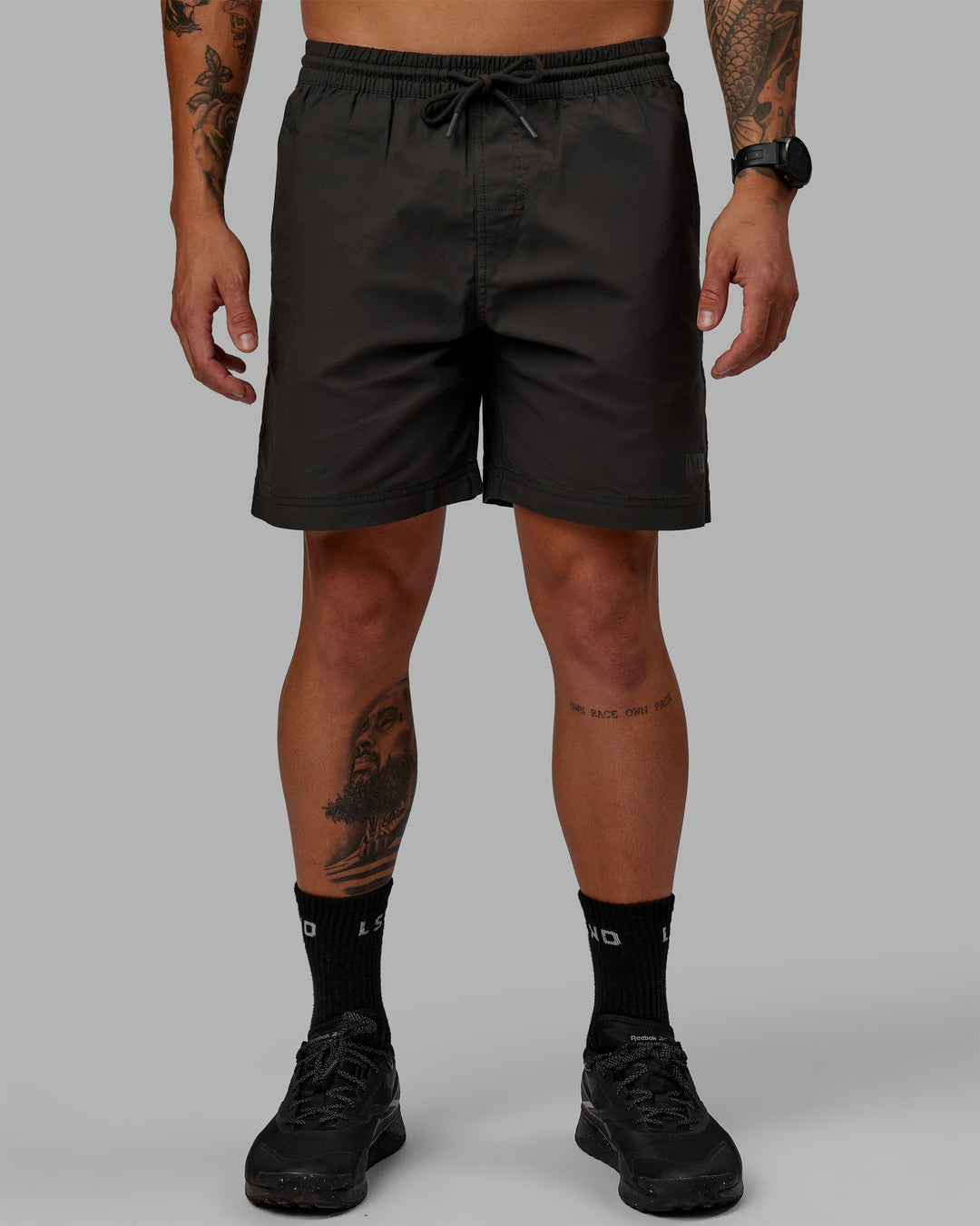 Man wearing Daily Shorts - Pirate Black