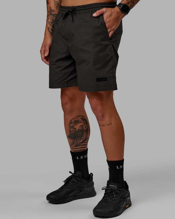 Man wearing Daily Shorts - Pirate Black
