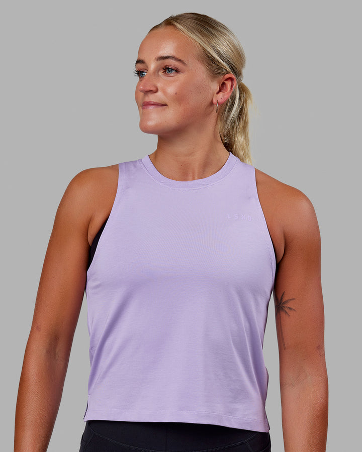 Deluxe PimaFLX Tank - Pale Lilac
