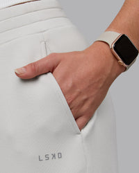 Woman wearing Elevate SoftTouch Wide Leg Pants - Clay-Clay