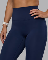 Woman wearing Elixir Ultra High-Rise Full Length Leggings - Future Navy