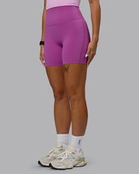 Woman wearing Elixir Ultra High-Rise 6" Short - Orchid