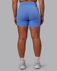 Woman wearing Elixir Ultra High-Rise 6" Short Pockets - Ultramarine