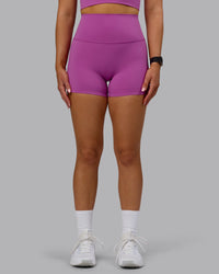 Woman wearing Elixir Ultra High-Rise 4" Short - Orchid