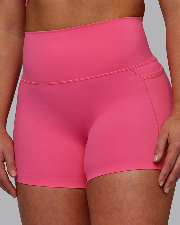 Elixir X-Length Shorts With Pockets - Carmine Rose
