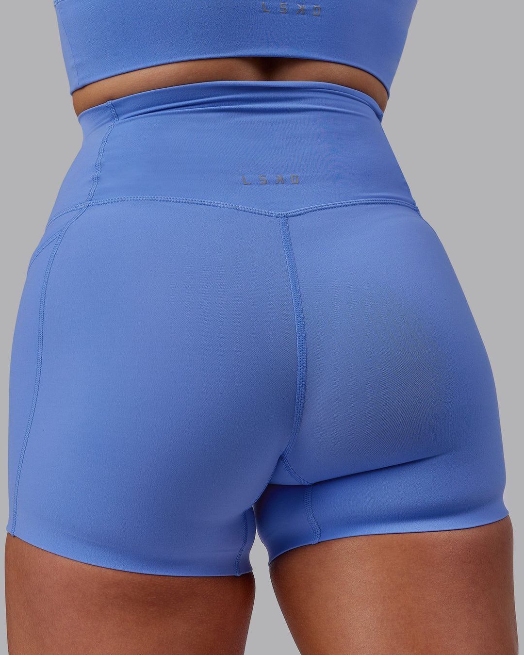 Woman wearing Elixir X-Length Shorts With Pockets - Ultramarine