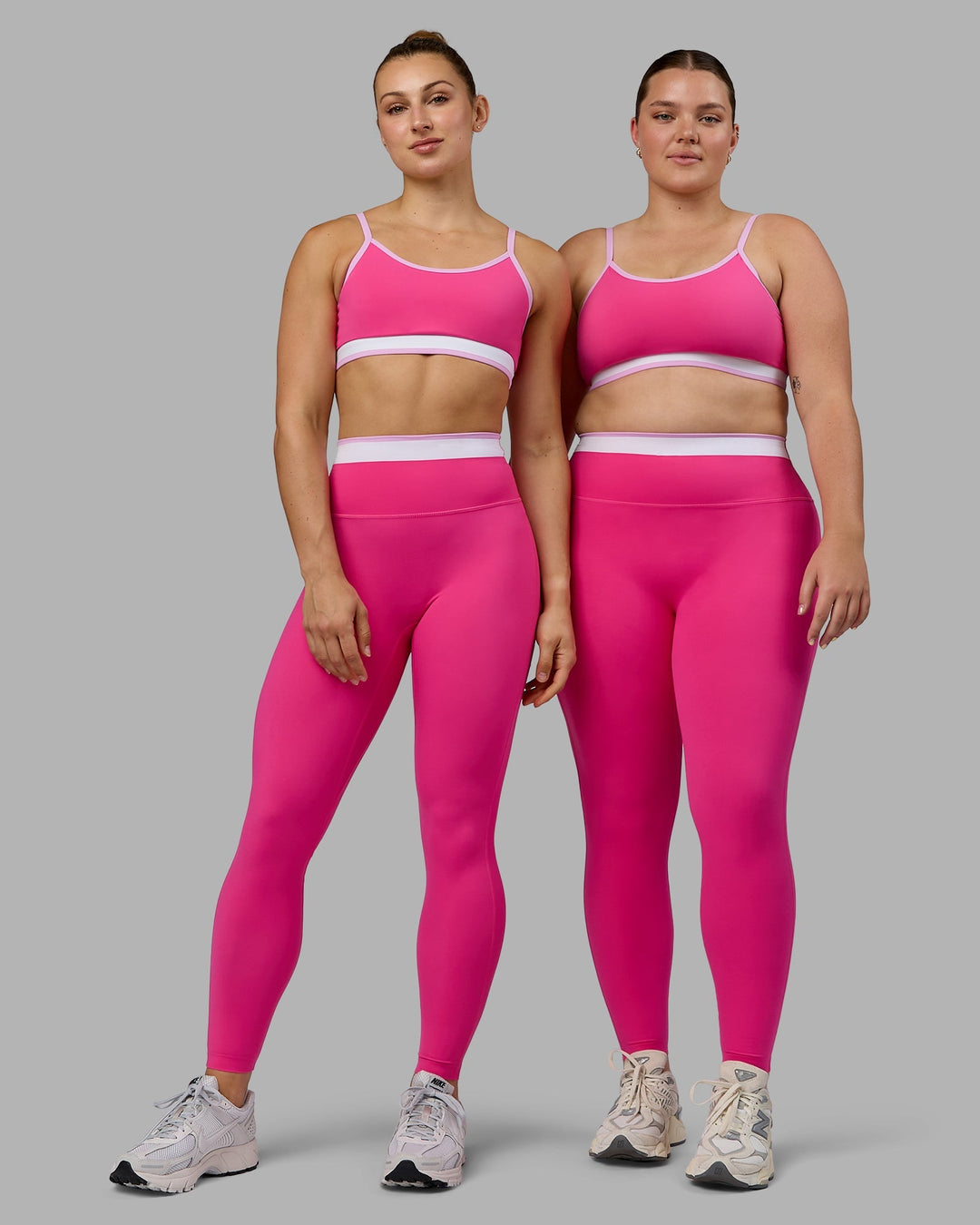 Excel Full Length Leggings - Ultra Pink