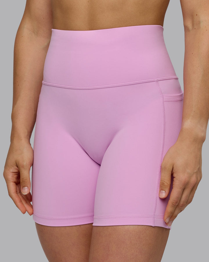 Fusion Mid-Length Shorts - Pastel Orchid
