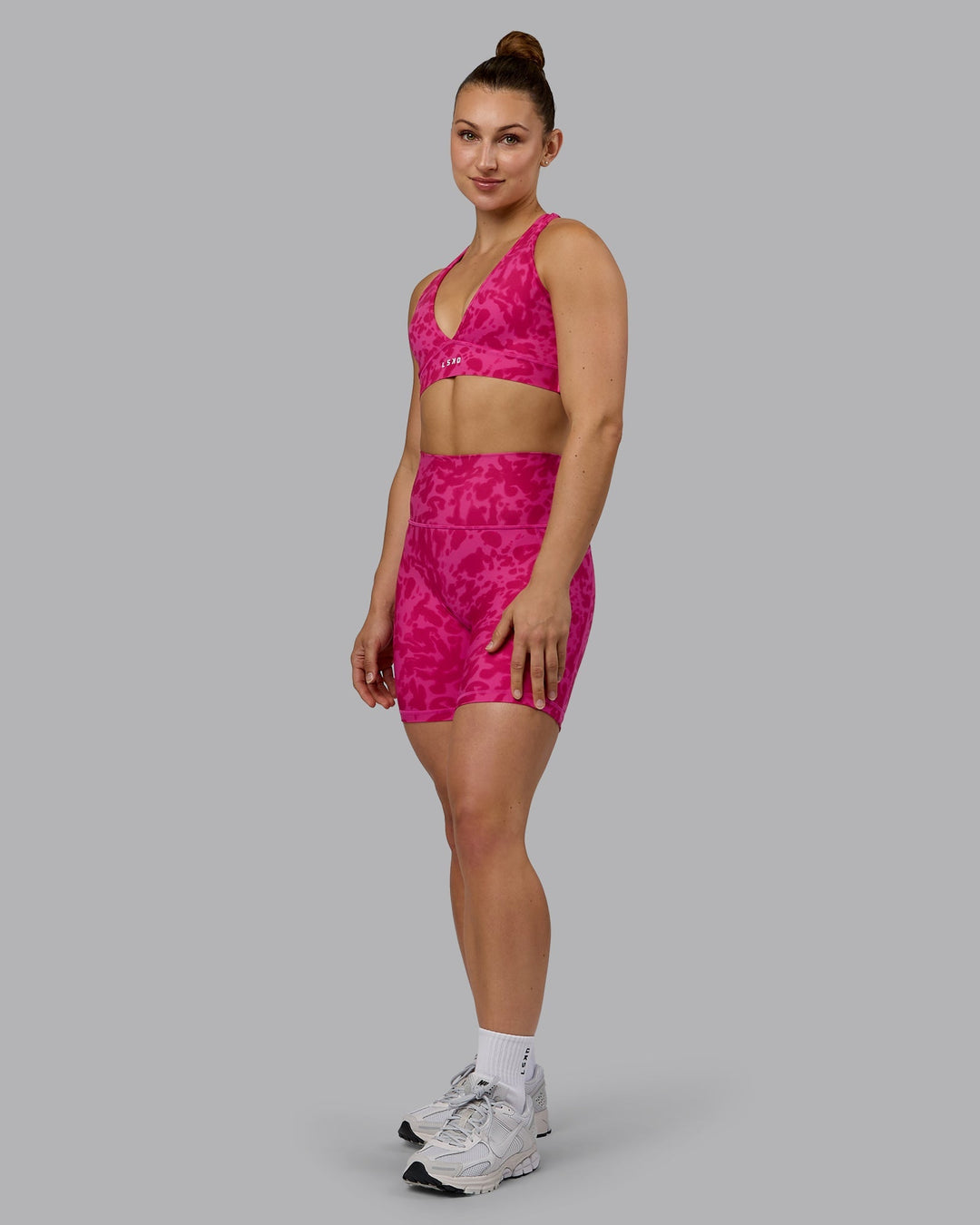 Fusion Mid-Length Shorts - Strawberry-Lava Lamp