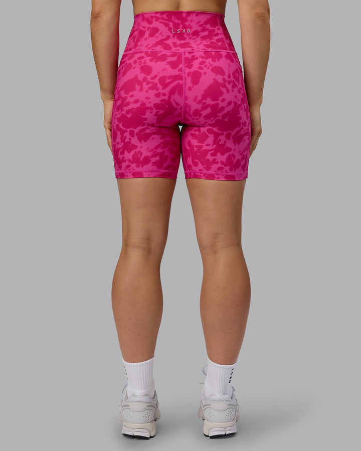 Fusion Mid-Length Shorts - Strawberry-Lava Lamp
