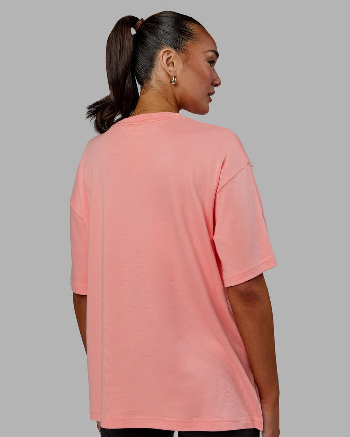 Woman wearing Go-To Modal Oversized Tee - Murex Shell
