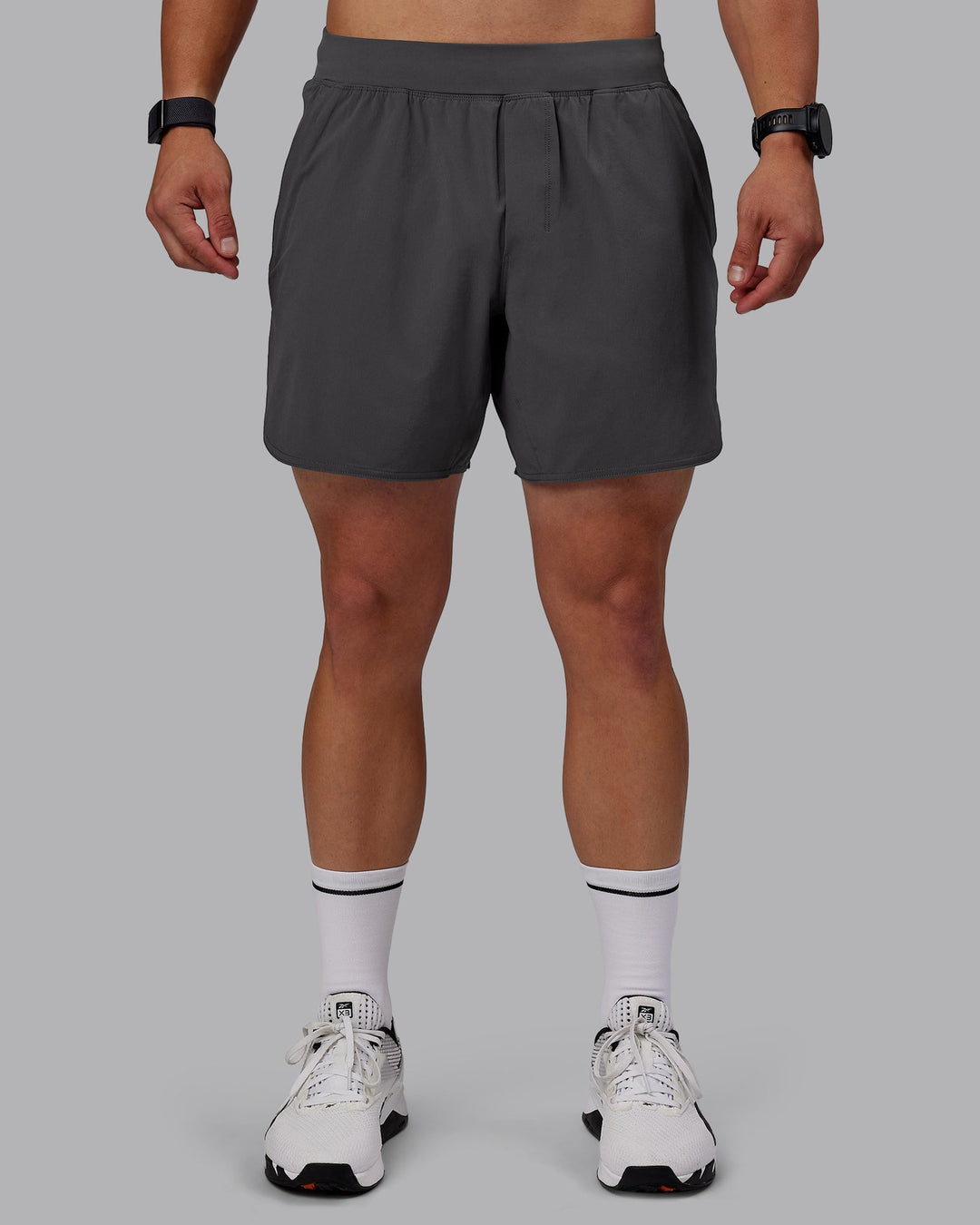 Man wearing Lift 6&quot; Performance Shorts - Dark Storm