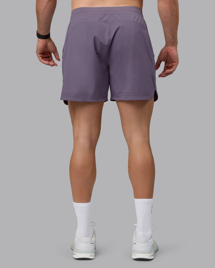 Man wearing Lift 6&quot; Performance Shorts - Purple Sage
