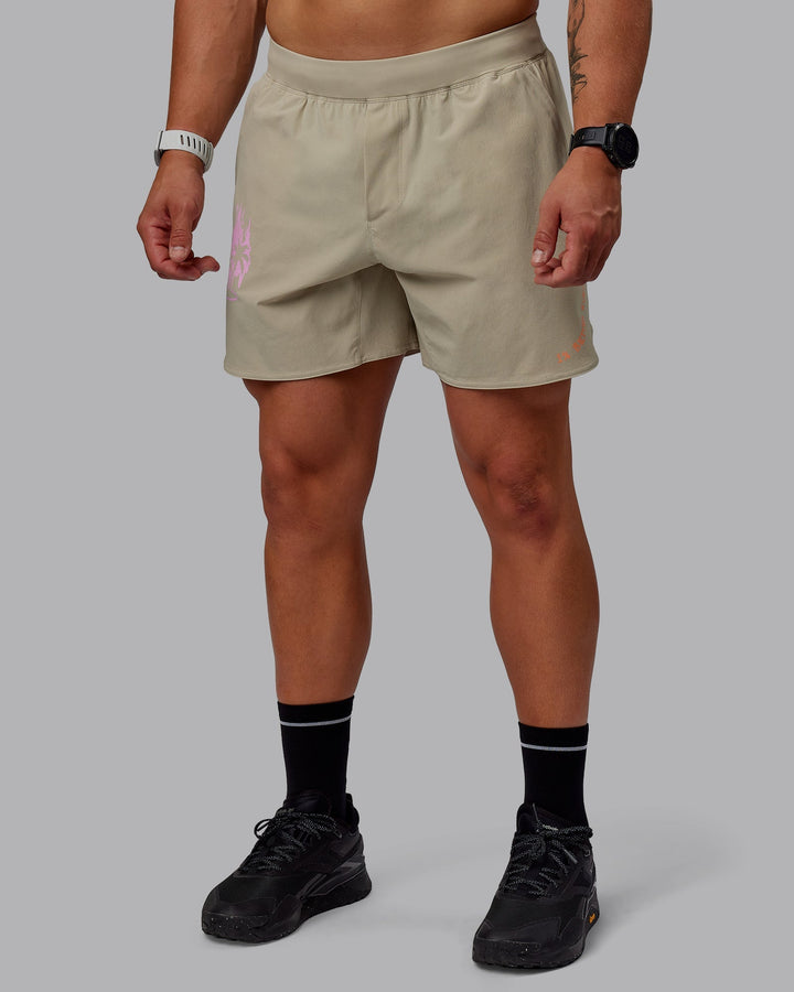 Man wearing Lift 6&quot; Performance Shorts - Sustained Grey-So Cal 24
