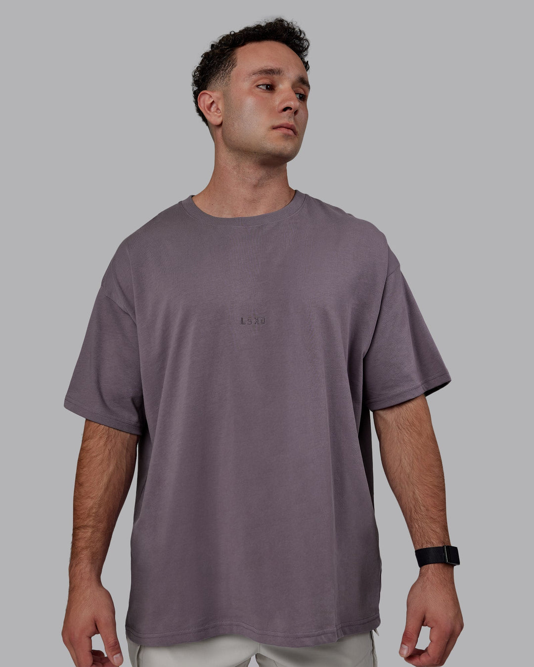 MVP Heavyweight Tee Oversize - Purple Sage