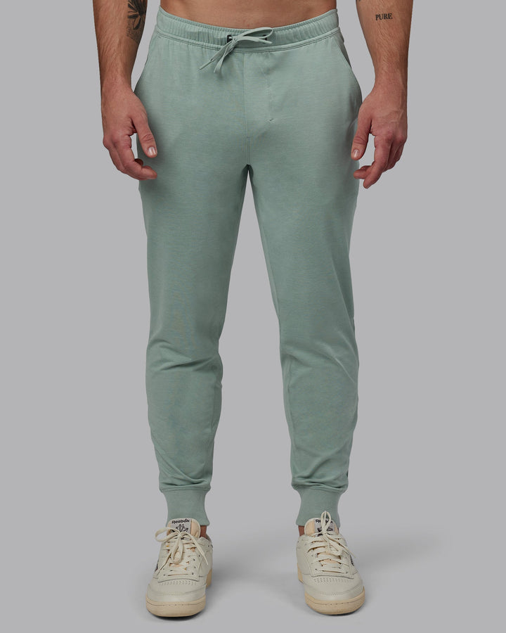 Man Wearing Restore CloudFLX Jogger - Iceberg Green Marl
