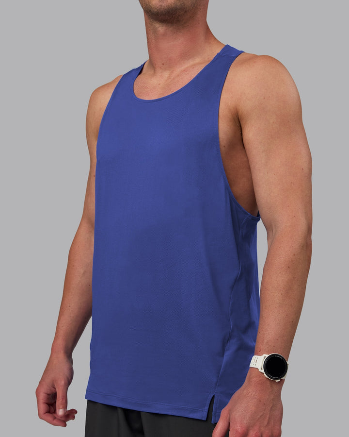 Pace Running Tank - Power Cobalt
