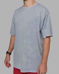 Man wearing Power Oversized Tee - Tradewinds Washed | Model:Cameron | Size:M