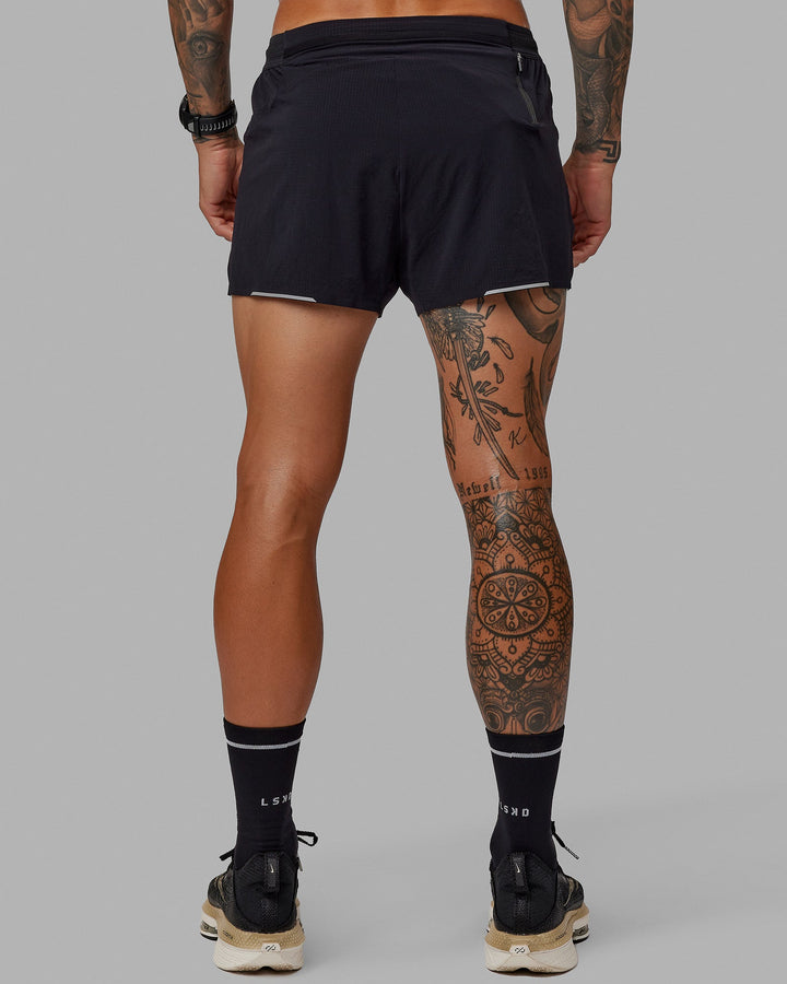 Man wearing Race Day Running Short 3&quot; - Black
