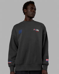 Man Unisex Redline Sweater Oversize - Phantom-White