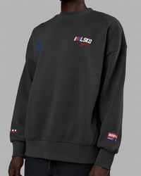 Man Unisex Redline Sweater Oversize - Phantom-White