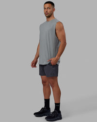 Man wearing Rep 5'' Performance Short - Asphalt