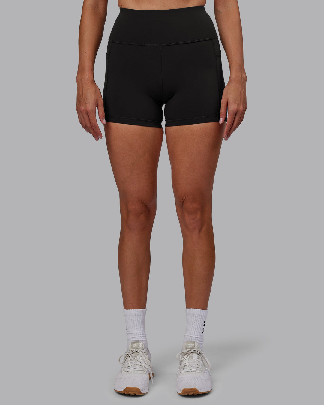 Rep X-Length Shorts - Pirate Black-White