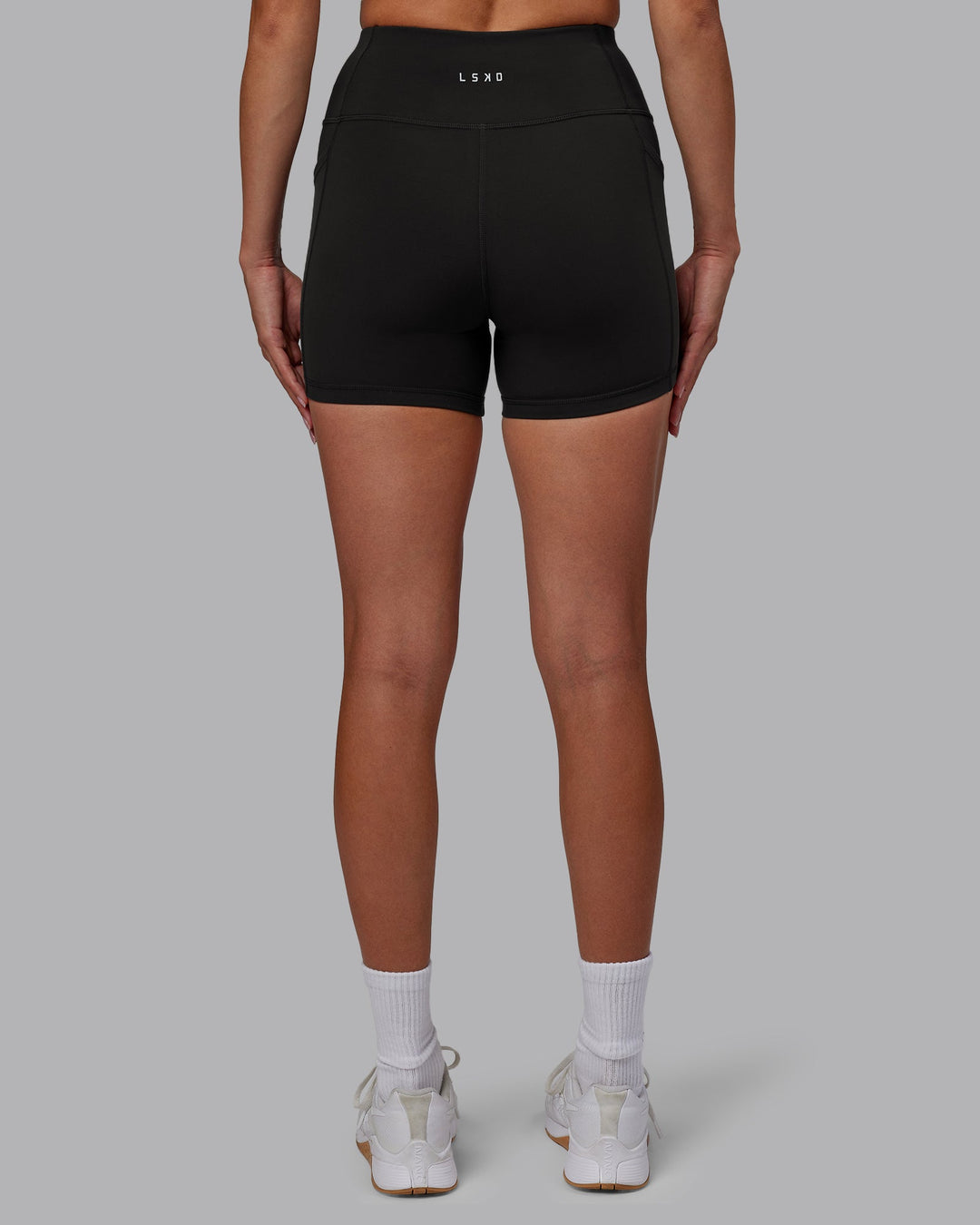 Rep X-Length Shorts - Pirate Black-White