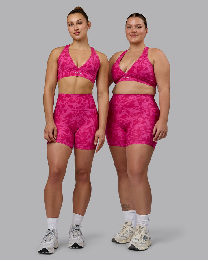 Stamina Sports Bra - Strawberry-Lava Lamp
