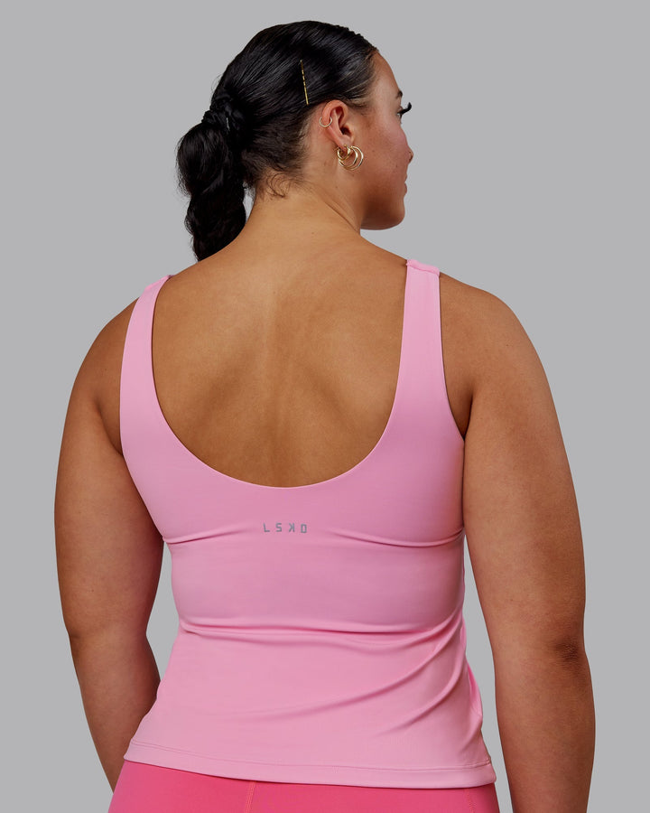 Staple Active Shelf Bra Tank - Bubblegum
